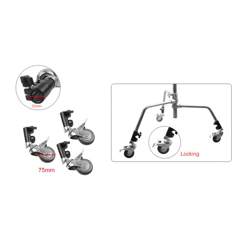 E-IMAGE EICS25W Wheels for C stand комплект колес