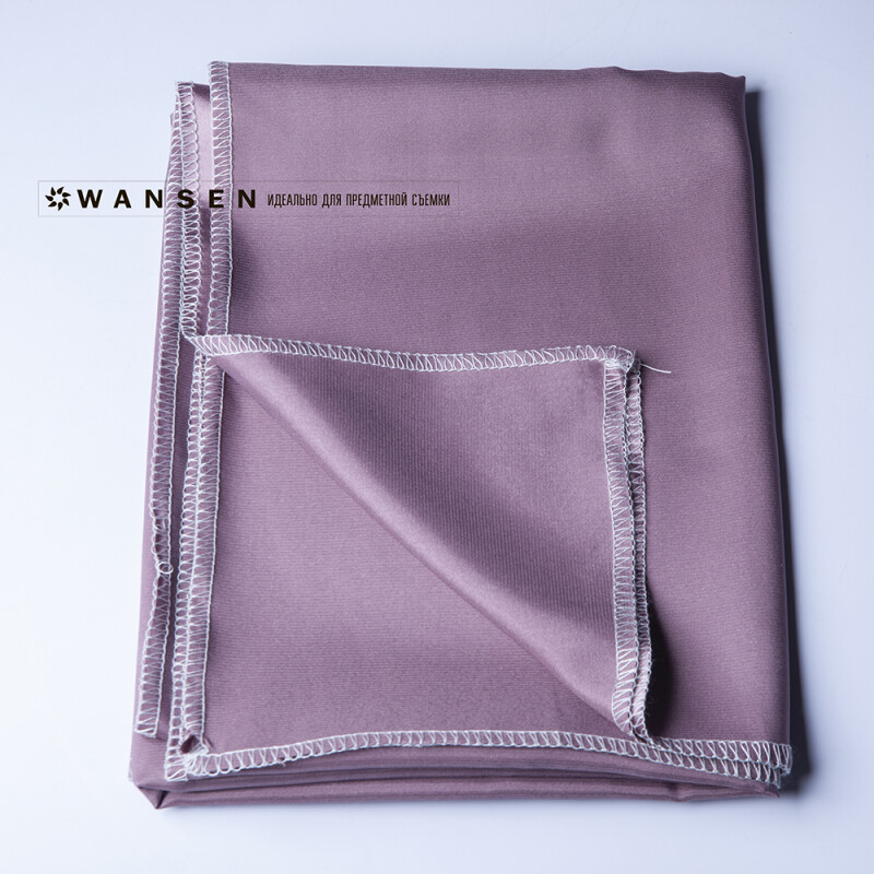 Wansen BS-0710-841357 Bean Paste Powder шелковый фон 70×100 см пастельно-фиолетовый