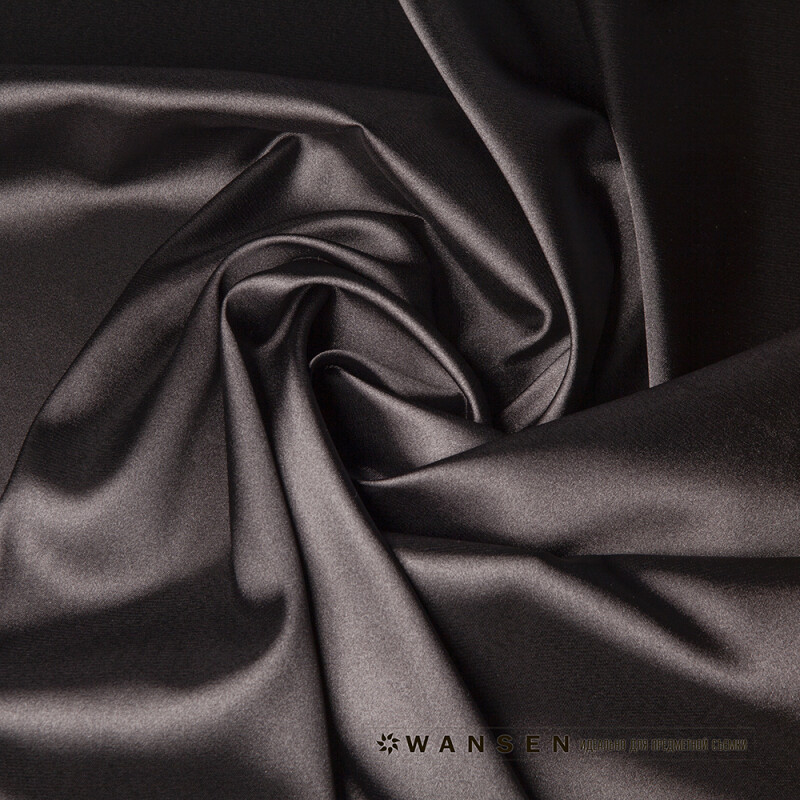 Wansen BS-0710-841362 Bright Black шелковый фон 70×100 см черный блеск