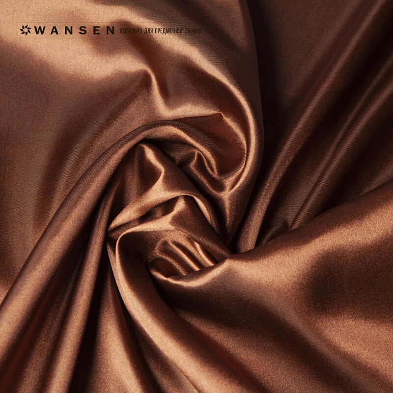 Wansen BS-0710-841332 Brown шелковый фон 70×100 см кофейный