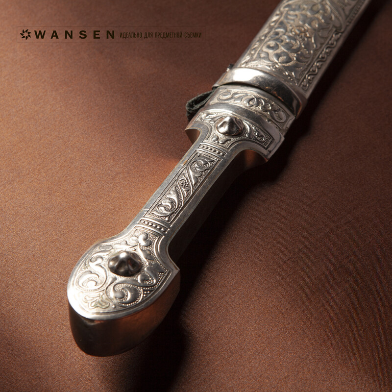 Wansen BS-0710-841332 Brown шелковый фон 70×100 см кофейный