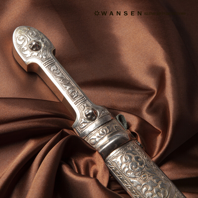 Wansen BS-0710-841332 Brown шелковый фон 70×100 см кофейный