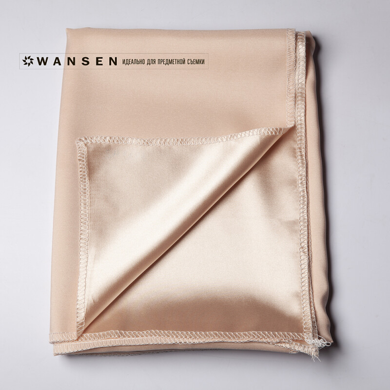 Wansen BS-1014-841360 Champagne Color шелковый фон 1×1.4 м шампань