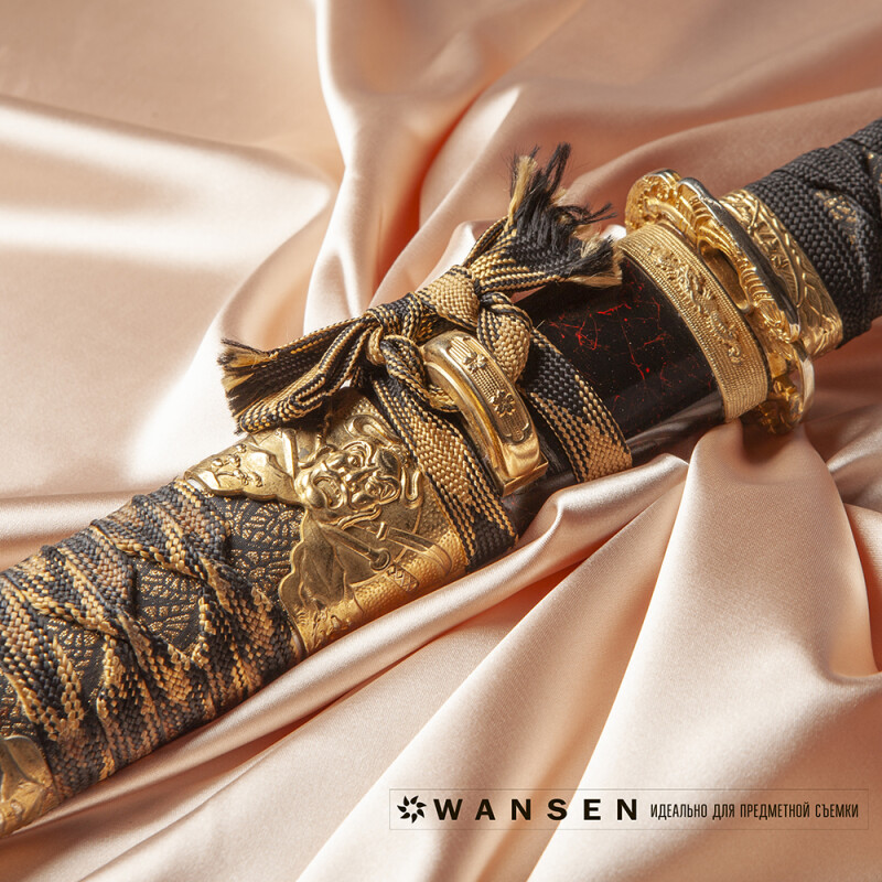 Wansen BS-1014-841360 Champagne Color шелковый фон 1×1.4 м шампань