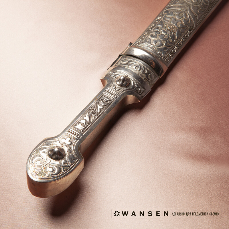 Wansen BS-1014-841346 Cinnamon Powder шелковый фон 1×1.4 м пудрово-розовый