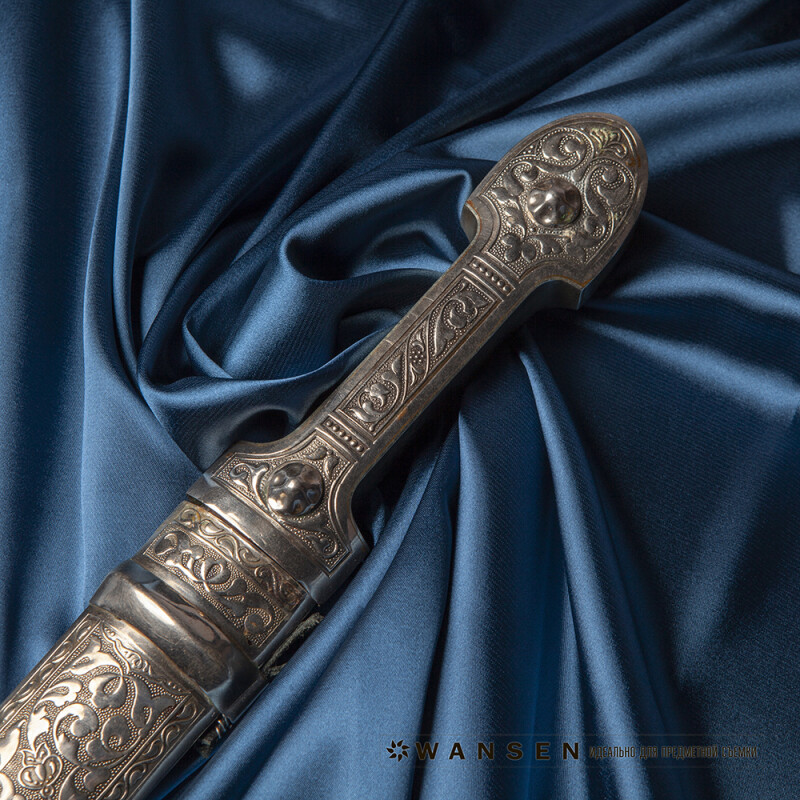 Wansen BS-1014-841359 Dark Blue шелковый фон 1×1.4 м королевский синий