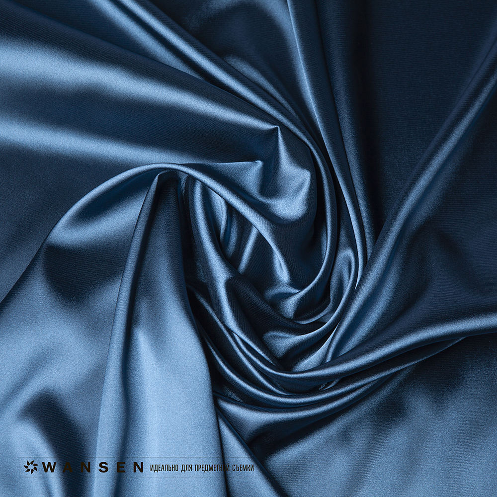 Wansen BS-0710-841358 Dark Blue шелковый фон 70×100 см королевский синий