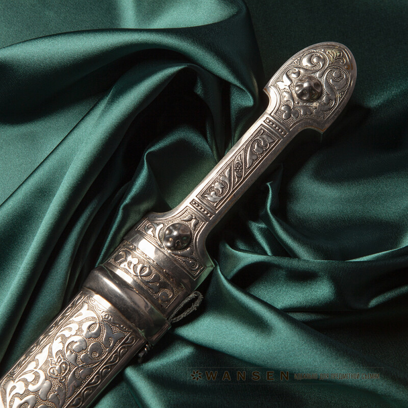 Wansen BS-0710-841351 Dark Green шелковый фон 70×100 см темно-изумрудный