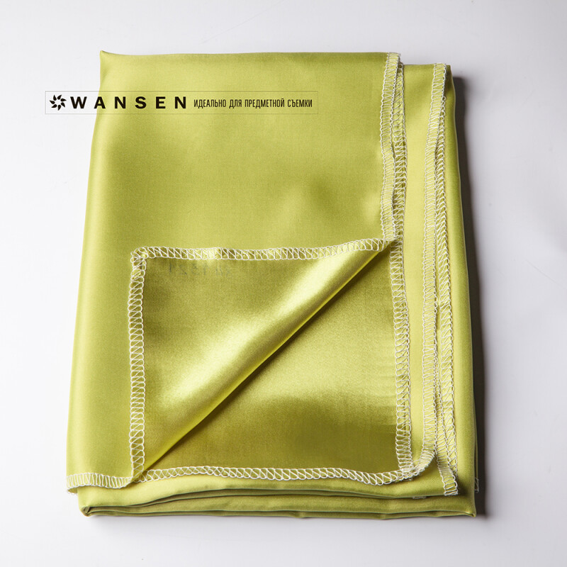 Wansen BS-1014-841344 Green шелковый фон 1×1.4 м зеленое яблоко