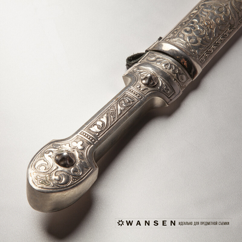 Wansen BS-1014-841327 Milky White шелковый фон 1×1.4 м жемчужный