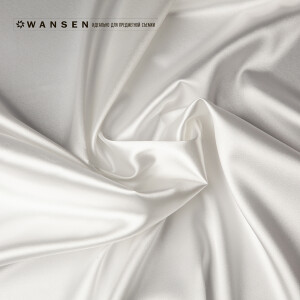 Wansen BS-0710-841341 Milky White шелковый фон 70×100 см жемчужный
