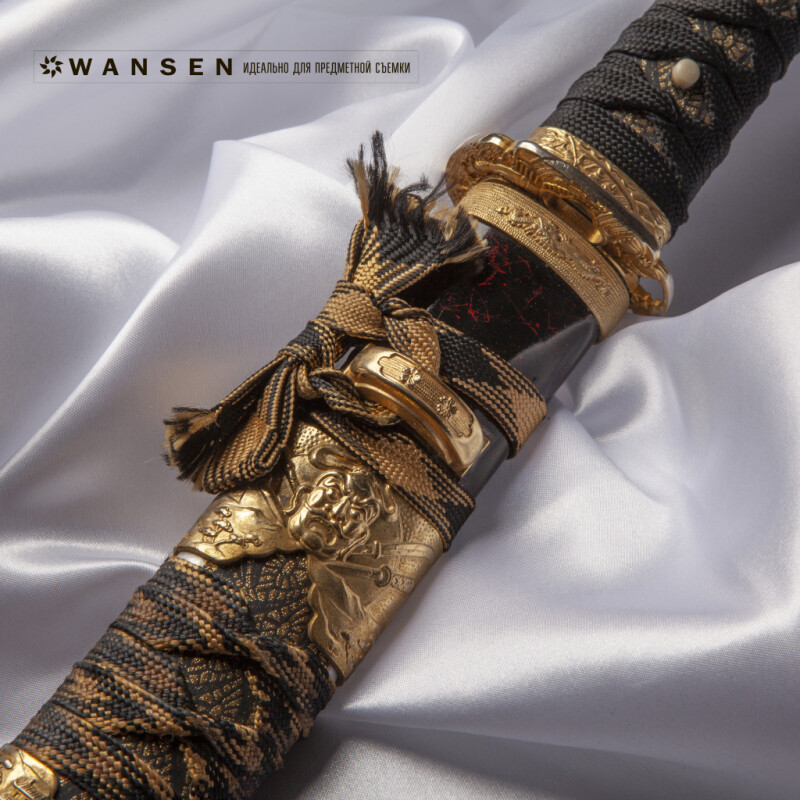 Wansen BS-1014-841323 Pure White шелковый фон 1×1.4 м серебристо-белый