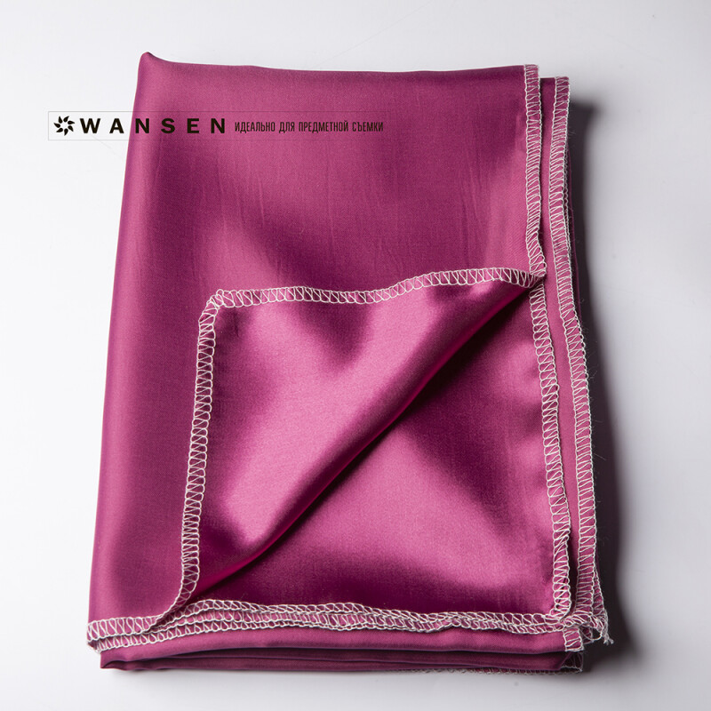 Wansen BS-1014-841340 Purple шелковый фон 1×1.4 м бордово-фиолетовый