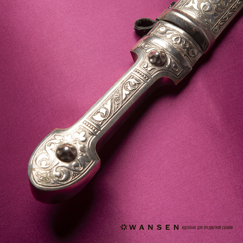 Wansen BS-1014-841340 Purple шелковый фон 1×1.4 м бордово-фиолетовый