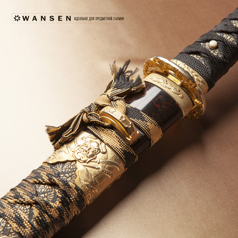 Wansen BS-1014-841336 Red Gold шелковый фон 1×1.4 м золотой