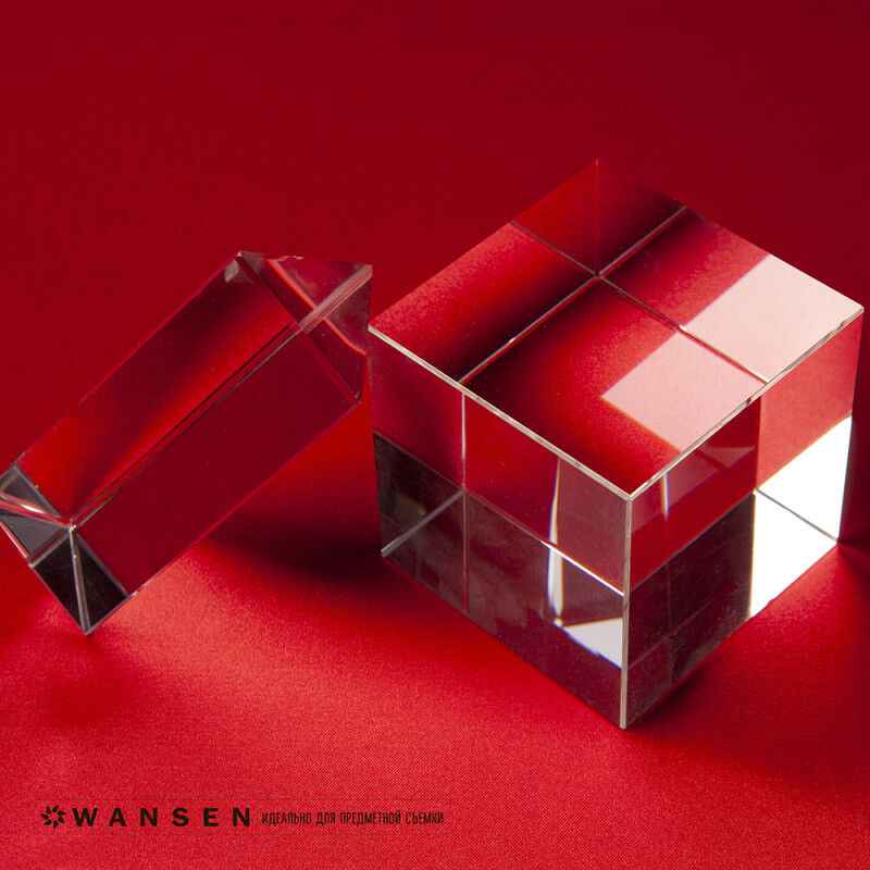 Wansen BS-0710-841326 Ruby ​​Red шелковый фон 70×100 см кумачовый