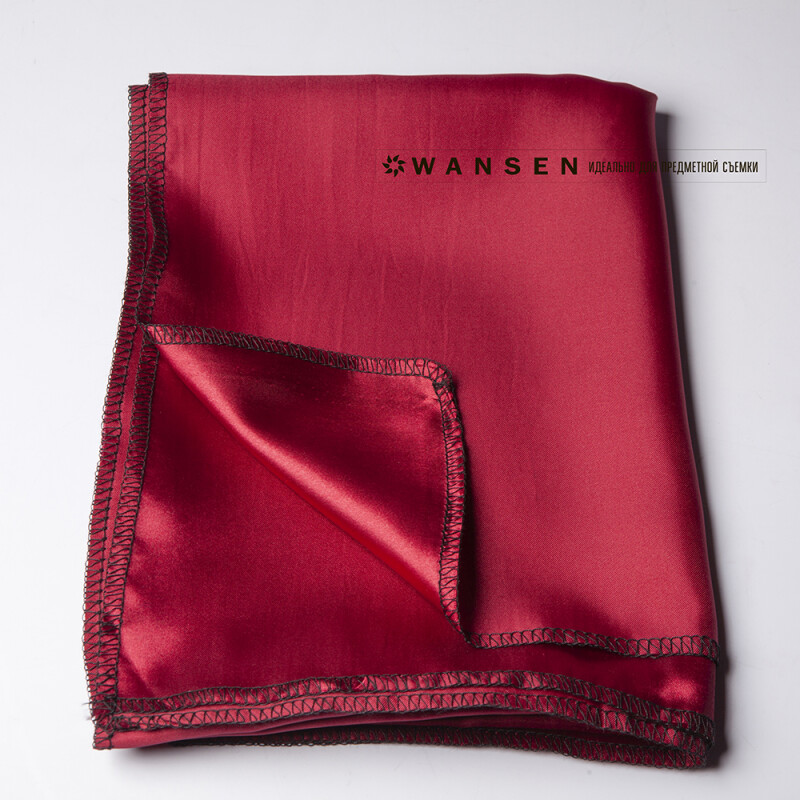 Wansen BS-1014-841334 Wine Red шелковый фон 1×1.4 м винный