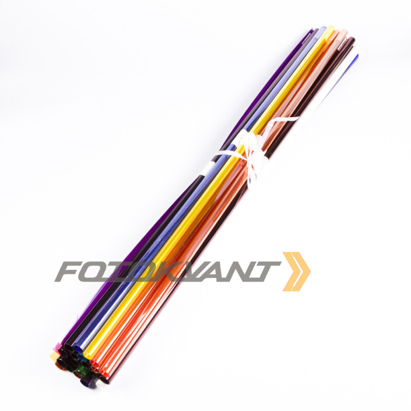 Fotokvant Color Kit набор №20 цветных гелевых фильтров 100x100 см 20 шт.