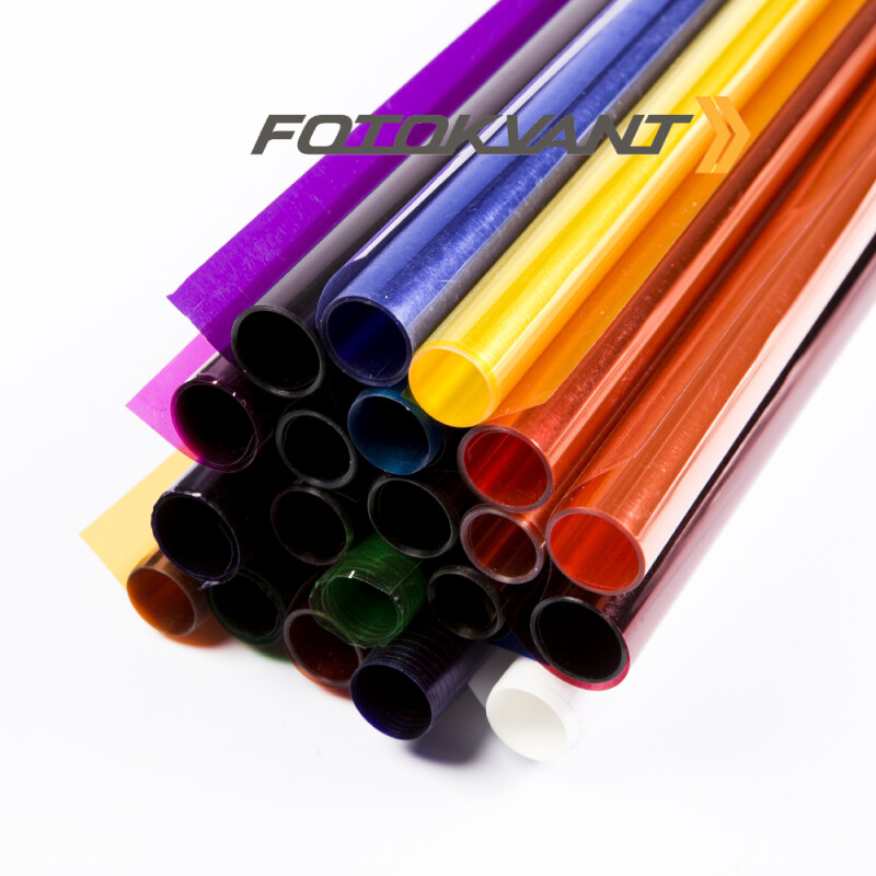 Fotokvant Color Kit набор №20 цветных гелевых фильтров 100x100 см 20 шт.