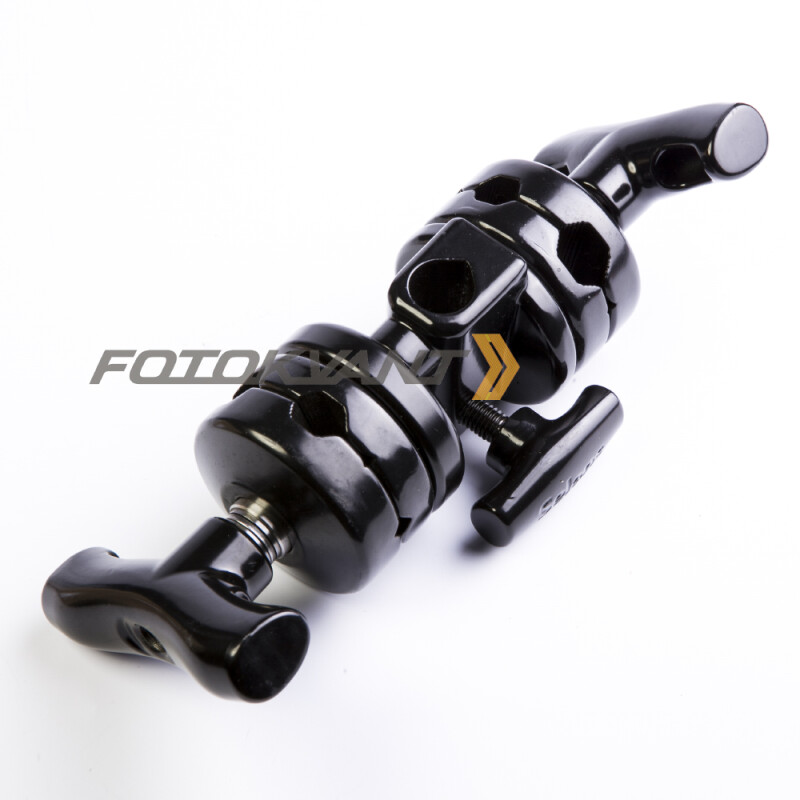 Fotokvant RMU-6 двойная металлическая струбцина с креплением на стойку