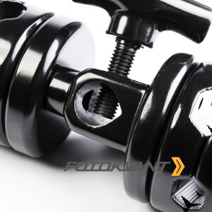 Fotokvant RMU-6 двойная металлическая струбцина с креплением на стойку