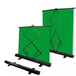 Fotokvant BR-165200 Green фон 1,65х2 м тканевый Roll-Up зеленый