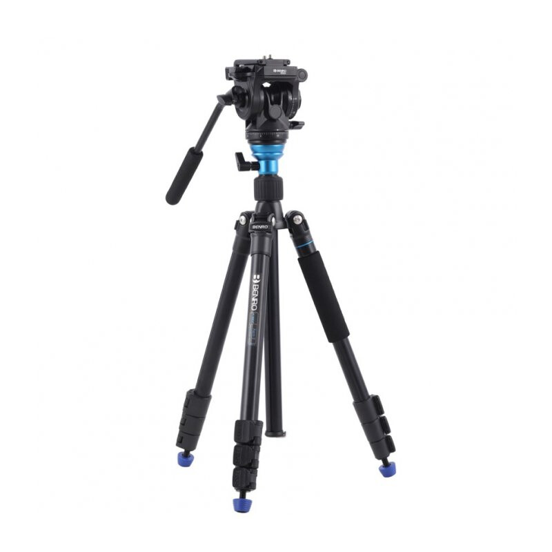 Benro Aero A1883FBV3H алюминиевый штатив-трансформер  с видеоголовой