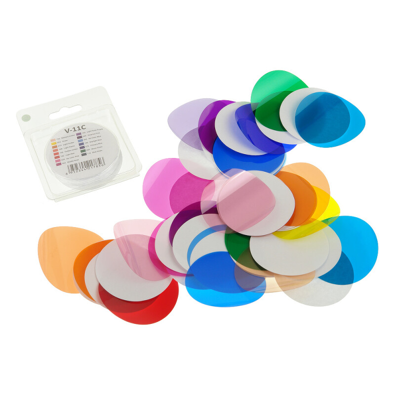 Godox V-11C набор цветных светофильтров для круглой головки