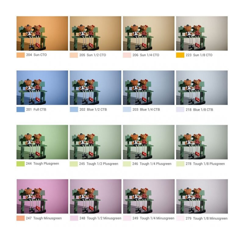 Godox V-11T набор корректирующих светофильтров для круглой головки