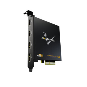 AVMATRIX VC42 4CH HDMI PCIE плата видеозахвата