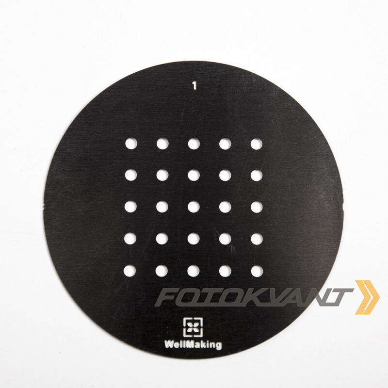 Fotokvant GMW-01-58 Gobo mask маска гобо 58 мм ритм