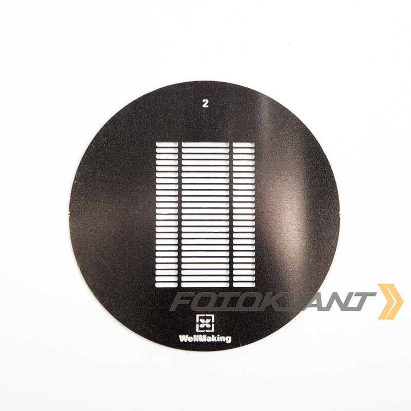 Fotokvant GMW-02-58 Gobo mask маска гобо 58 мм жалюзи