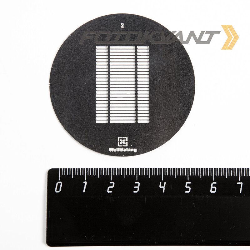 Fotokvant GMW-02-58 Gobo mask маска гобо 58 мм жалюзи