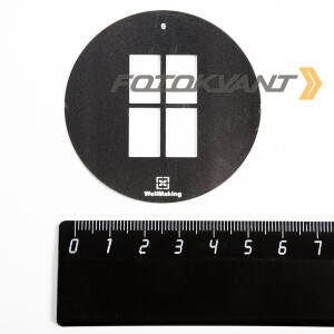 Fotokvant GMW-06-58 Gobo mask маска гобо 58 мм окно