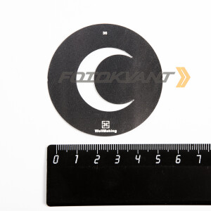 Fotokvant GMW-36-58 Gobo mask маска гобо 58 мм месяц