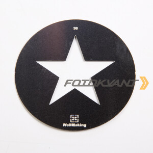 Fotokvant GMW-38-58 Gobo mask маска гобо 58 мм звезда