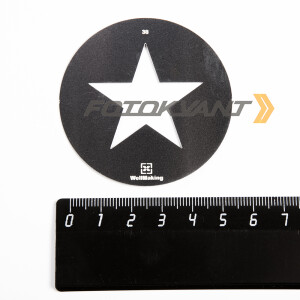 Fotokvant GMW-38-58 Gobo mask маска гобо 58 мм звезда