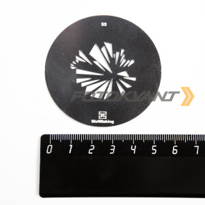 Fotokvant GMW-53-58 Gobo mask маска гобо 58 мм осколки