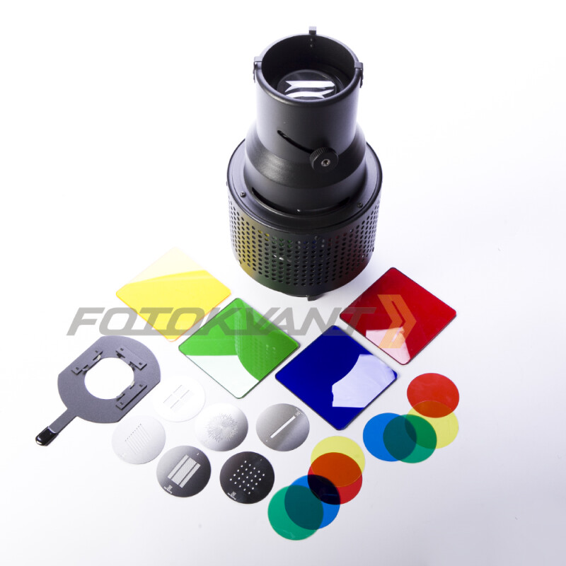 Fotokvant RO-04 оптический рефлектор с цветными фильтрами и масками гобо