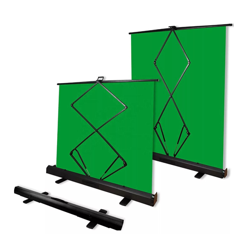 Fotokvant BR-200200 Green фон 2х2 м тканевый Roll-Up зеленый