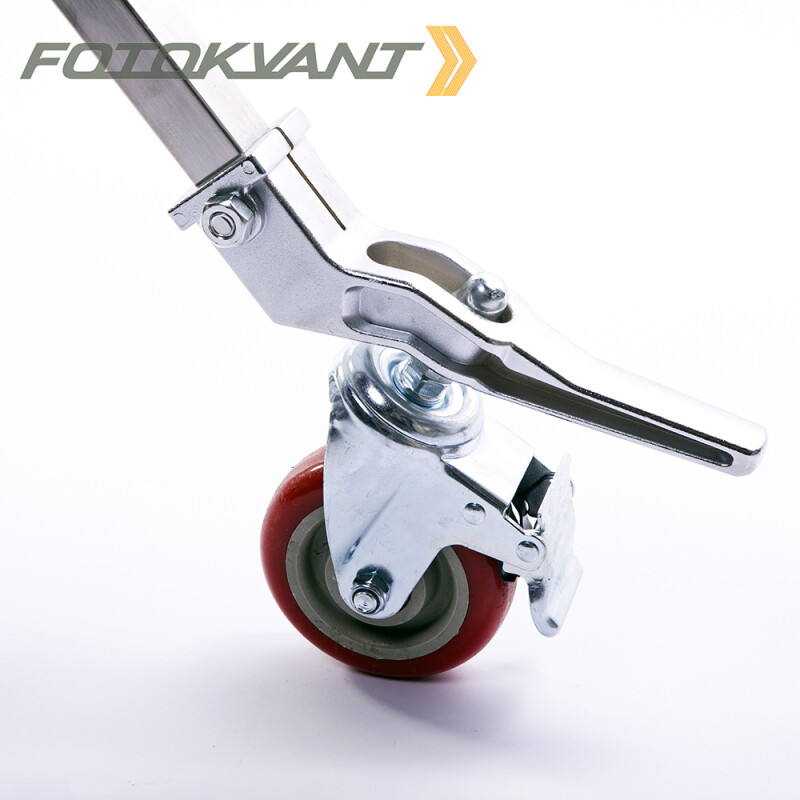 Fotokvant LSR-4500 PRO профессиональная стойка для оборудования 4,5 м с колесами