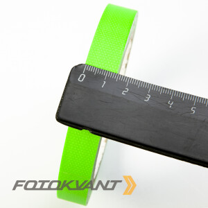 Fotokvant GP-1525 Green gaffer tape тейп УФ зеленый 15 мм х 25 м