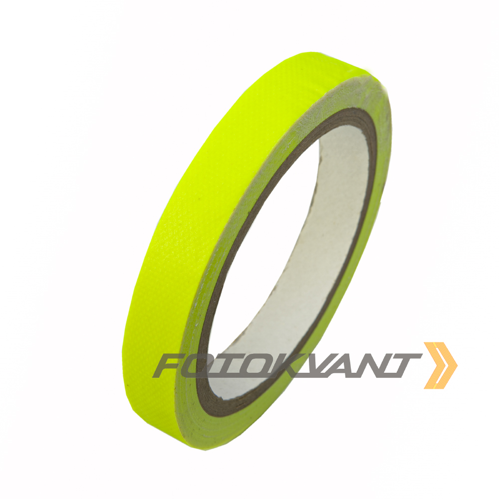 Fotokvant GP-1525 Yellow gaffer tape тейп УФ желтый 15 мм х 25 м Fotokvant GP-1525 Yellow gaffer tape тейп УФ желтый 15 мм х 25 м