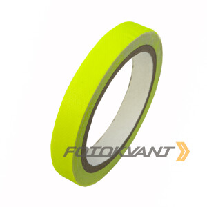 Fotokvant GP-1525 Yellow gaffer tape тейп УФ желтый 15 мм х 25 м