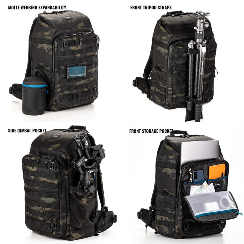 Tenba (637-759) Axis v2 Tactical Backpack 32 MultiCam Black рюкзак для фототехники
