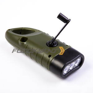Fotokvant Torch-03Ac Green фонарь с динамомашиной