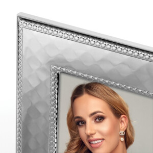 ZEP B18668W Assisi White SILVER PLATED металлическая фоторамка с посеребрением 15x20