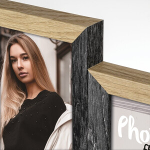 ZEP DN688B Vercelli Black 6x10x15 (54x33) коричнево-черная фоторамка-галерея на 6 фотографий 10x15