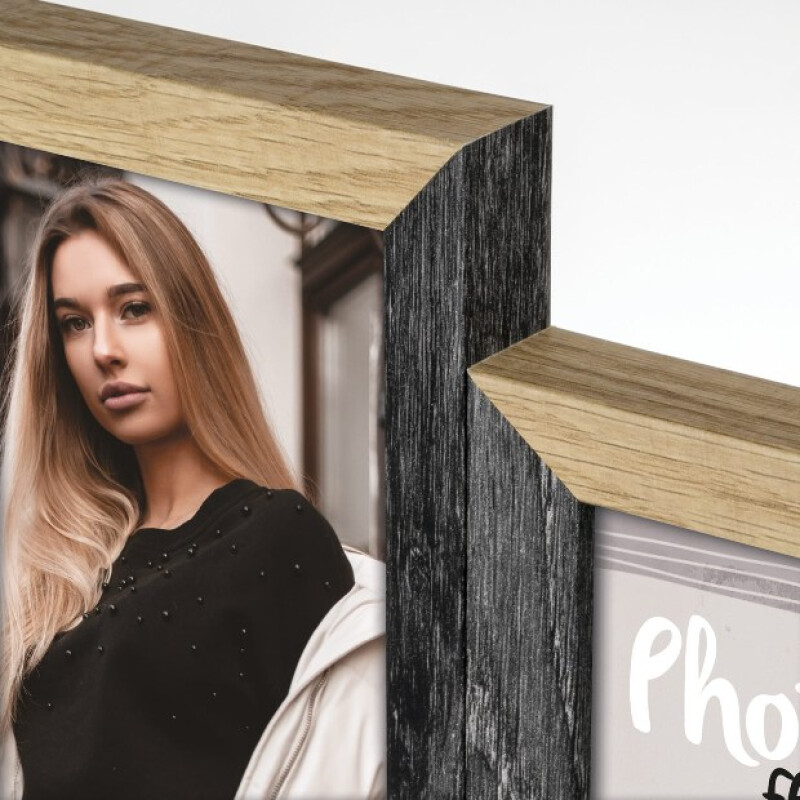 ZEP DN688B Vercelli Black 6x10x15 (54x33) коричнево-черная фоторамка-галерея на 6 фотографий 10x15