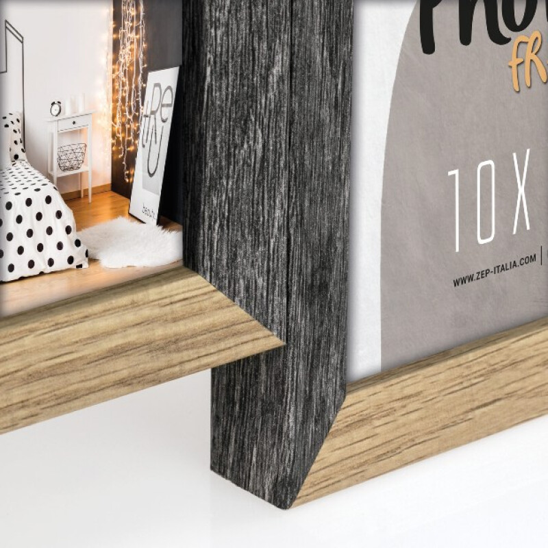 ZEP DN688B Vercelli Black 6x10x15 (54x33) коричнево-черная фоторамка-галерея на 6 фотографий 10x15